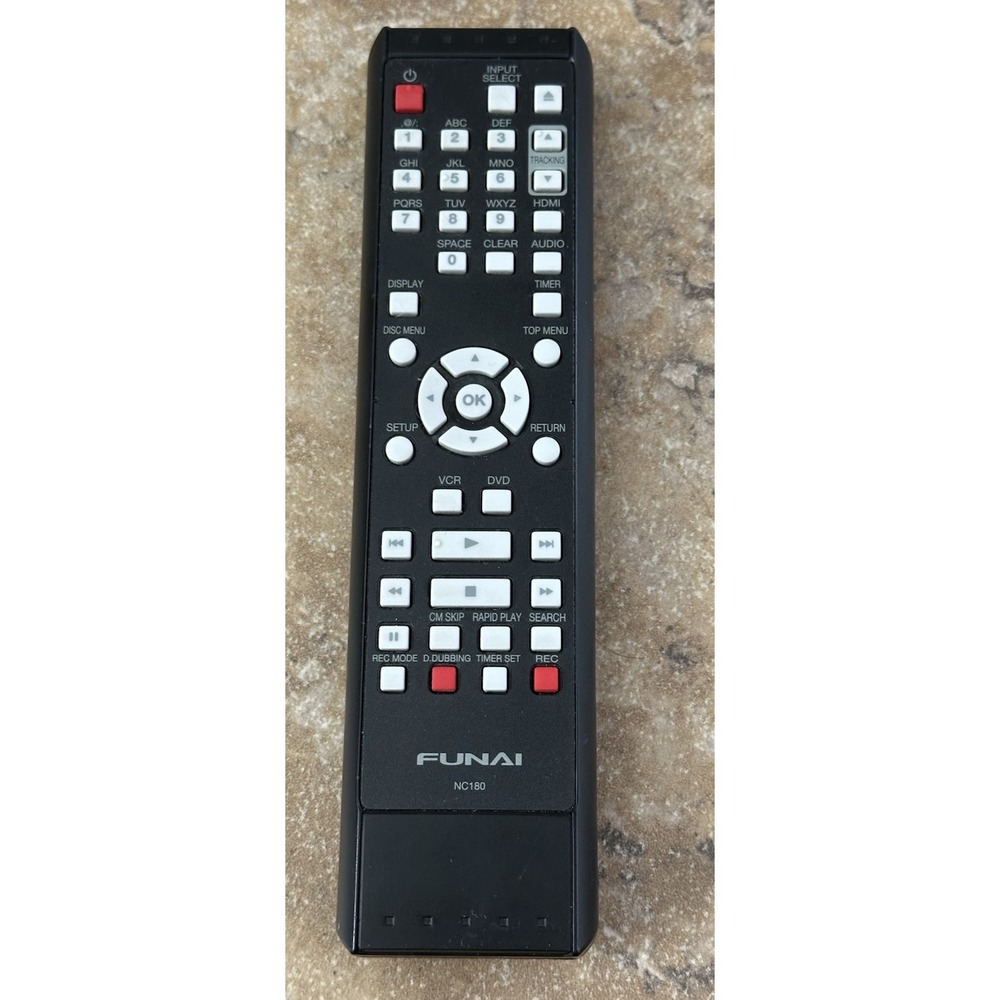 Genuine OEM Funai NC-180 For ZV427FX4, ZV427FX4A Remote Control